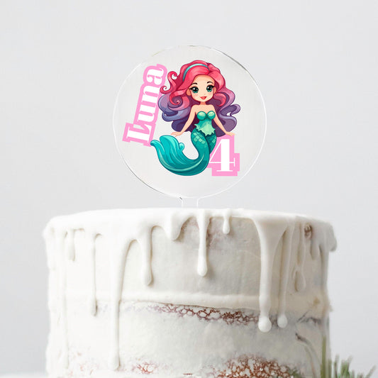 Acrylic Cake Toppers | Mermaid | Truck | Your Own Design